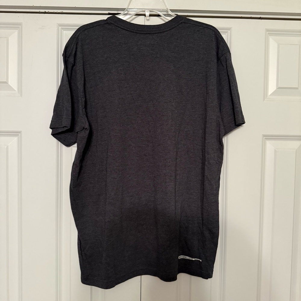 Charcoal Baseballism Math Graphic Tee View 2
